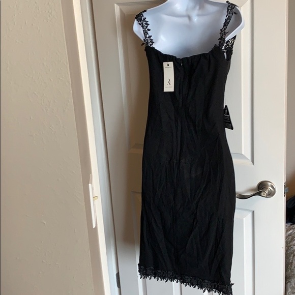 Black Rare London cocktail dress NWT size 8 - Picture 4 of 4